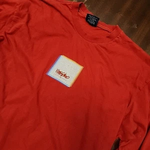 Camiseta De Colección Mossimo Logotipo de Caja Gráfico Manga Larga Años 90 L Edición Limitada Rara - Imagen 1 de 6