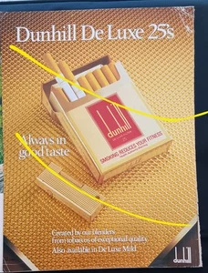 3 x Australian cigarette adverts for Dunhill, Sterling 25s, Peter Stuyvesant - Picture 1 of 3