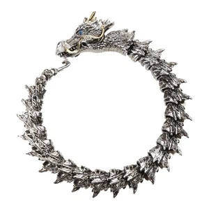 Handmade Curb Chain Party Prom Birthday Cool Dragon Chain Wristband Bracelet - Picture 1 of 8