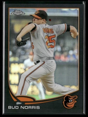 2013 Topps Chrome Update #MB-18 Bud Norris Black #/99 - Image 1 of 2