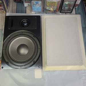 8" OEM podtynkowy głośnik ścienny + wspornik montażowy i metalowa osłona siatki - Zdjęcie 1 z 12