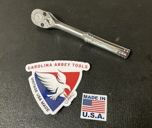 Nuevo de Lote Antiguo Herramientas Armstrong 1/4" Trinquete de Accionamiento 10-972 EE. UU. Totalmente Nuevo - Imagen 1 de 6