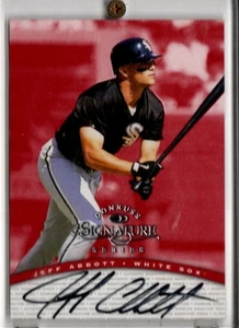 1997 Donruss Signature Series Baseball Jeff Abbott AUTO WHITE SOX - Bild 1 von 1