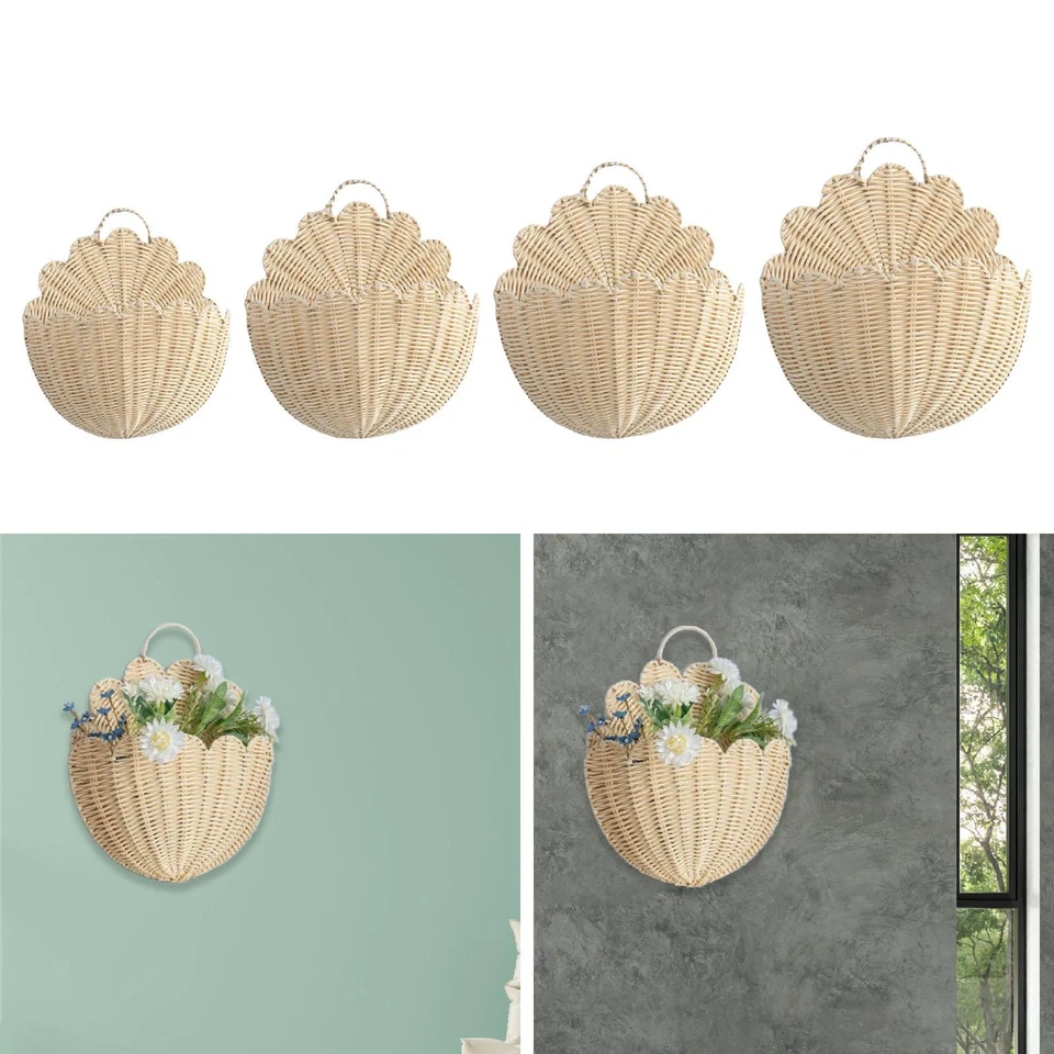 Wall Hanging Basket Imitation Rattan Decorative - Image 1 of 1