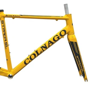 Colnago Strada SL Road Bike Frame Aluminum Carbon Fork Used, Some Scratches - Picture 1 of 11