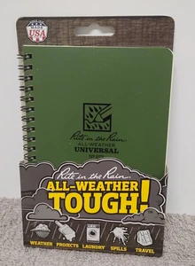 NEW Rite in the Rain Spiral Notebook All-Weather Tough 5" x 7". (03) - Picture 1 of 8