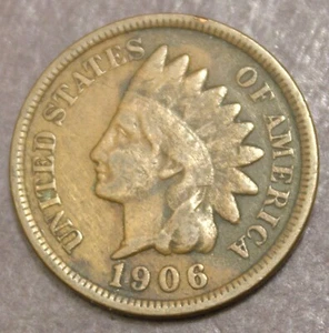 Lote de centavos cabeza india 1906 F41 - Imagen 1 de 2