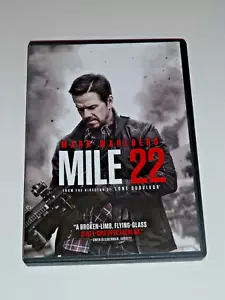 Mile 22 DVD 2018 a spy thriller movie black ops Mark Wahlberg Ronda Rousey NEW! - Imagen 1 de 8