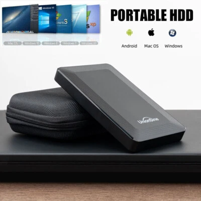 1/2TB External Hard Disk Drive USB 3.0 Portable Memory Expansion Backup SSD Case - Image 1 of 4