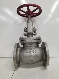 Aloyco 3" 150 Globe Valve Manual Flanged - Picture 1 of 5