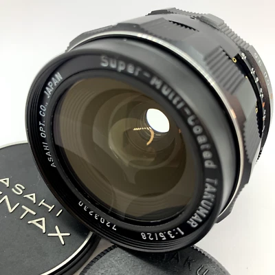 [NearMINT] Pentax PENTAX Super-Multi-Coated TAKUMAR 28mm F3.5 M42 From JAPAN - Image 1 of 4