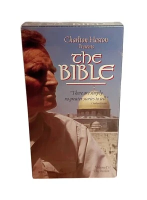 ✝️ Charlton Heston Presents: The Bible Vol. IV The Passion VHS (1993) NEW Sealed - Image 1 of 2