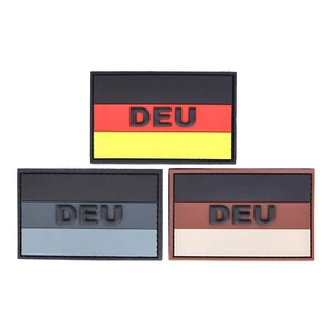 Parche de goma bandera de Alemania "DEU" 5 x 8 cm - Imagen 1 de 4