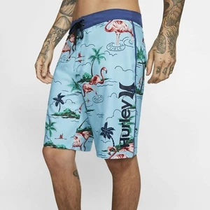 Hurley Men's Shorts Flamingo Stretch 20" Boardshort Swim Short Size 30 - Picture 1 of 2