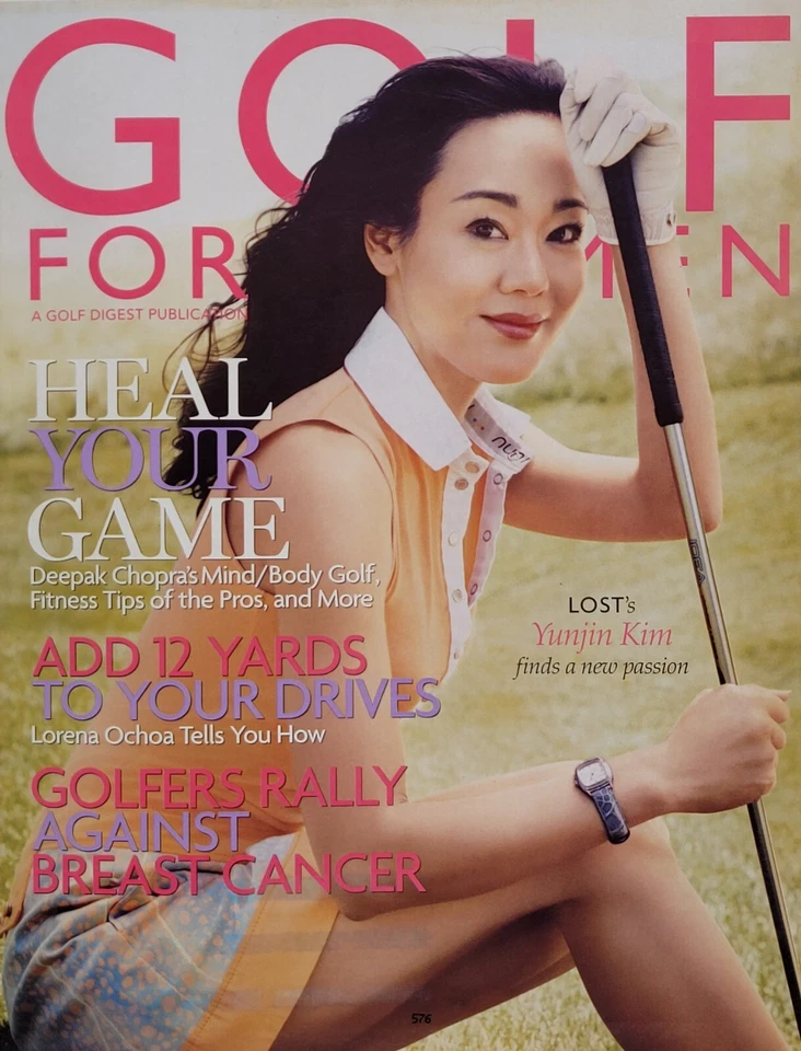 YUNJIN KIM "LOST" September / October 2006 GOLF FOR WOMEN Magazine Foto 1 de 1