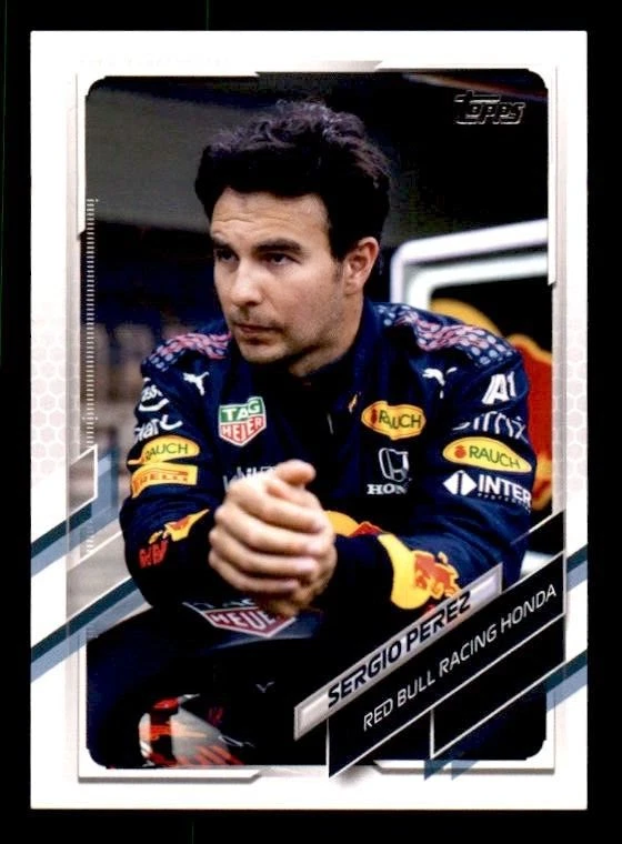 2021 Topps Formula 1 Base Set Photo Variations #4 Sergio Perez Red Bull SSP - Image 1 of 2