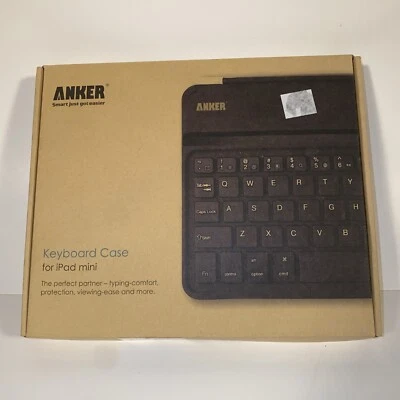 Capa teclado Anker Bluetooth para Apple iPad Mini modelo 98APPADMI-02BA READ - Imagem 1 de 4