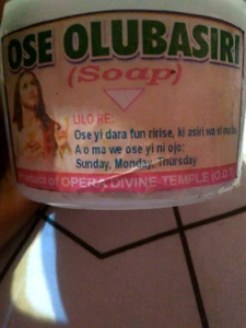 OSE OLUBASIRI spirituelle Seife, geheime Aufbewahrung in täglichen Bemühungen & Seelenfrieden - Bild 1 von 3