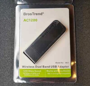 USB WiFi Adapter 1200Mbps Supports Linux, Ubuntu, Mint, Debian, Windows, Mac - Picture 1 of 4