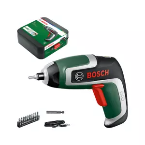 Bosch 3.6 V Cordless Electric Screwdriver Screw Gun with 10 Bits & Case IXO 7 - Picture 1 of 8