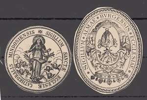 VATICANO 2 SELLOS ANTIGUOS, EN MUY BUEN ESTADO - Imagen 1 de 1