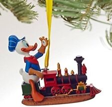 Disney Store 2020 Sketchbook Donald Duck on a Train Hanging Ornament/Decoration.