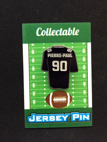 New York Giants Jason Pierre-Paul lapel pin-G-Men Collectable-#1 Fan Favorite Cover