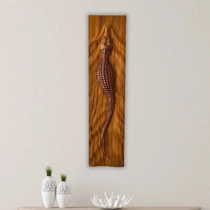 3D STL File for 3D Printing and CNC Crocodile/ Alligator Wall Decor- Digital - Picture 1 of 4