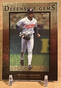 1996 Upper Deck Defensive Gems Kenny Lofton #153 Cleveland Indians - Picture 1 of 3