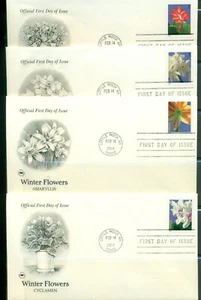 2014 FDC Set de 4 - Scott # 4862-65 - Flores de invierno - PIEZAS Cachet UA - Imagen 1 de 1