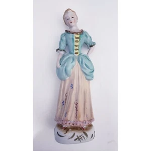 Figurine Porcelain Lady 10" 1940's Japan - Picture 1 of 3