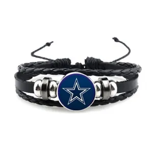 Dallas Cowboys NFL FOOTBALL TEAM Charm Bracelet Jewelry Nice Gift US Stock - Picture 1 of 1