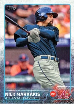 2015 Topps #557 Nick Markakis Atlanta Braves - Image 1 of 2