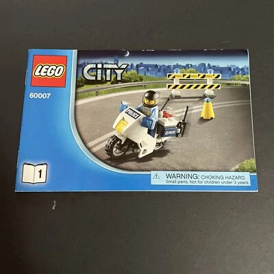 Lego Instrucciones/Manual Solo 60007 Libro 1 Foto 1 de 4