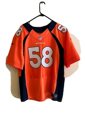 Camiseta de los Denver Broncos, Von Miller, cosida Foto 1 de 4