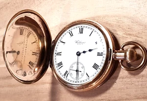 1931 Waltham BARTLETT Gold plated pocket watch serviced Working perfect - Picture 1 of 19