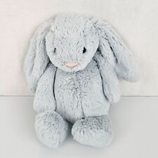 Jellycat Bunny Medium Bashful Beau Blue Rabbit Plush 12" EUC