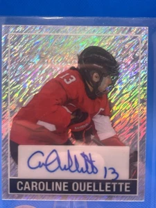 2025 Leaf Metal Legends - Caroline Ouellette #L0-C01 Silver Shimmer /10 Auto - Picture 1 of 2