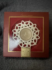 Candelabro Lenox Snow Lights luz de té nuevo en caja - Imagen 1 de 4