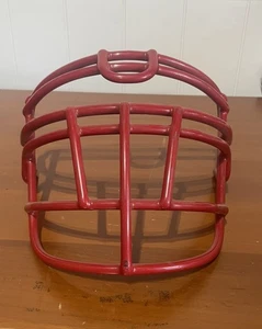 Vintage Used 1990’s Schutt DJA Red Football Helmet Facemask - Picture 1 of 3