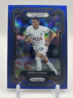 2023-24 Panini Prizm Premier League Blue Prizm /299 Pedro Porro #132 - Image 1 of 2