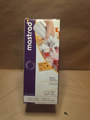 Mastrad Gourmet Whipper Aluminio Café 0.25L Crema Batida NUEVO Foto 1 de 4