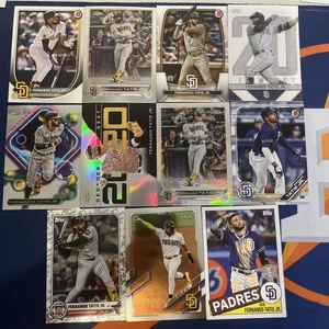 Fernando Tatis JR. Lote 11 Tarjetas Topps Refractor Cromo Inserto San Diego Padres - Imagen 1 de 3