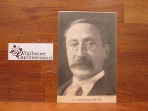 Signierte Postkarte Léon Blum (1872-1950)  /// Autogramm Autograph signiert sign - Picture 1 of 3