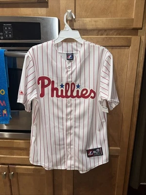 Camiseta deportiva Y2K Majestic MLB Philadelphia Phillies Roy Oswalt talla mediana NUEVA Foto 1 de 4