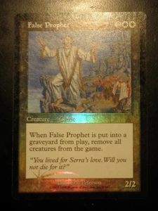 mtg magic NOT DATED NOT RELEASE false prophet urza's destiny FOIL ENGLISH - Bild 1 von 2