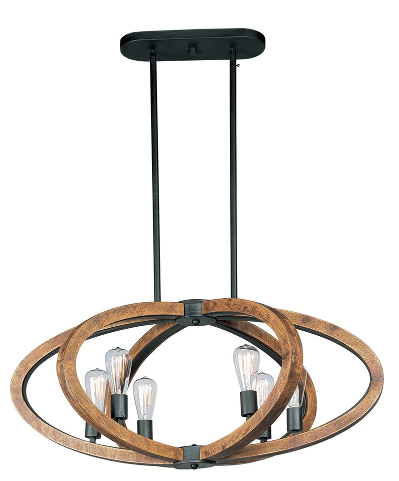 Colgante Maxim Lighting 20915APAR Bodega Bay antracita Foto 1 de 2