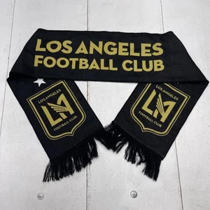 Los Angeles Football Club Supporter Scarf Mens Black Gold MLS Soccer BMO Stadium - Picture 1 of 5