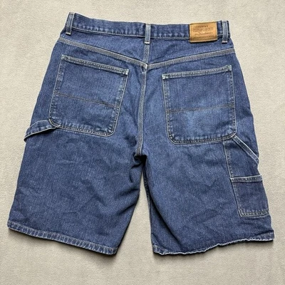 Pantalones Cortos Jeans Tommy Hilfiger De Colección Para Hombres 34 Azul Carpintero Pantalones Cortos Sueltos Denim Usados en Excelente Condición Foto 1 de 4