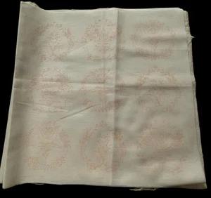 12 Vintage Quilt Quadrate zum Sticken gestempelte Blöcke 14" Quadrat Blumen Cottagecore - Bild 1 von 8